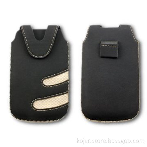 Leather Cases for Apple's iPhone 4, Velcro and Pull-tab Back, Fine Workmanship in Side Stitches